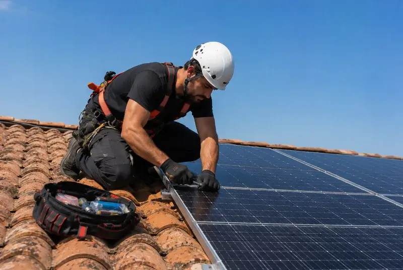 Maintenance et monitoring de panneaux solaires à Celles