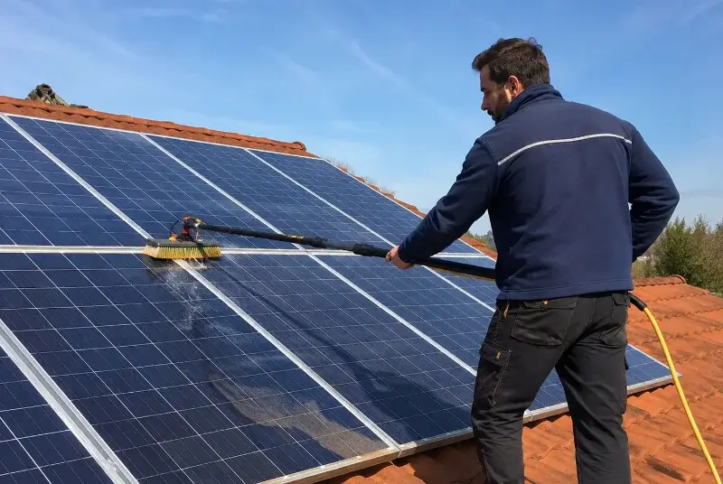 Nettoyage et entretien de panneaux solaires à Celles