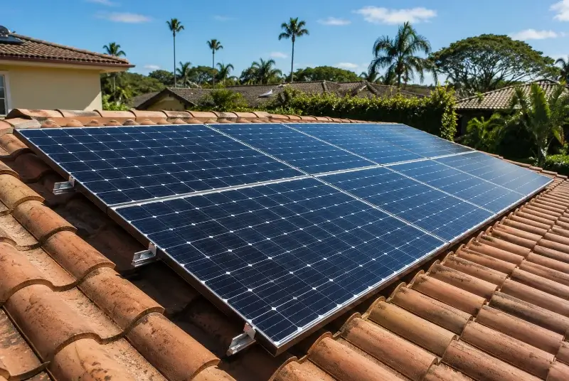 Installation de panneaux solaires à Celles
